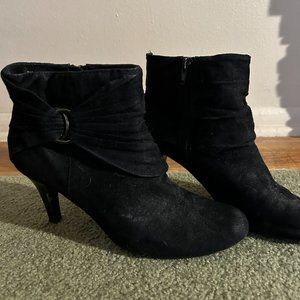 Ankle Boot Heels in Black